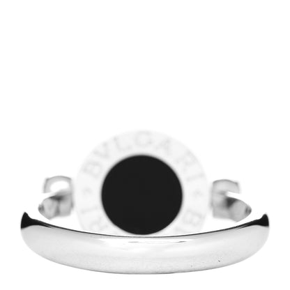 Bulgari 18K White Gold Diamond Black Onyx Bvlgari Bvlgari Flip Ring 50 5.5 4 of 5