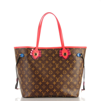 Louis Vuitton Monogram Totem Neo Neverfull MM Flamingo 3 of 8