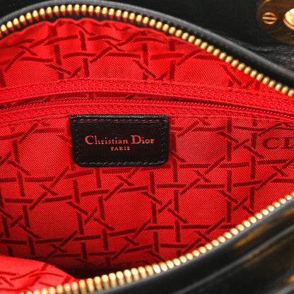 Christian Dior Lambskin Cannage Medium Lady Dior Black 5 of 7