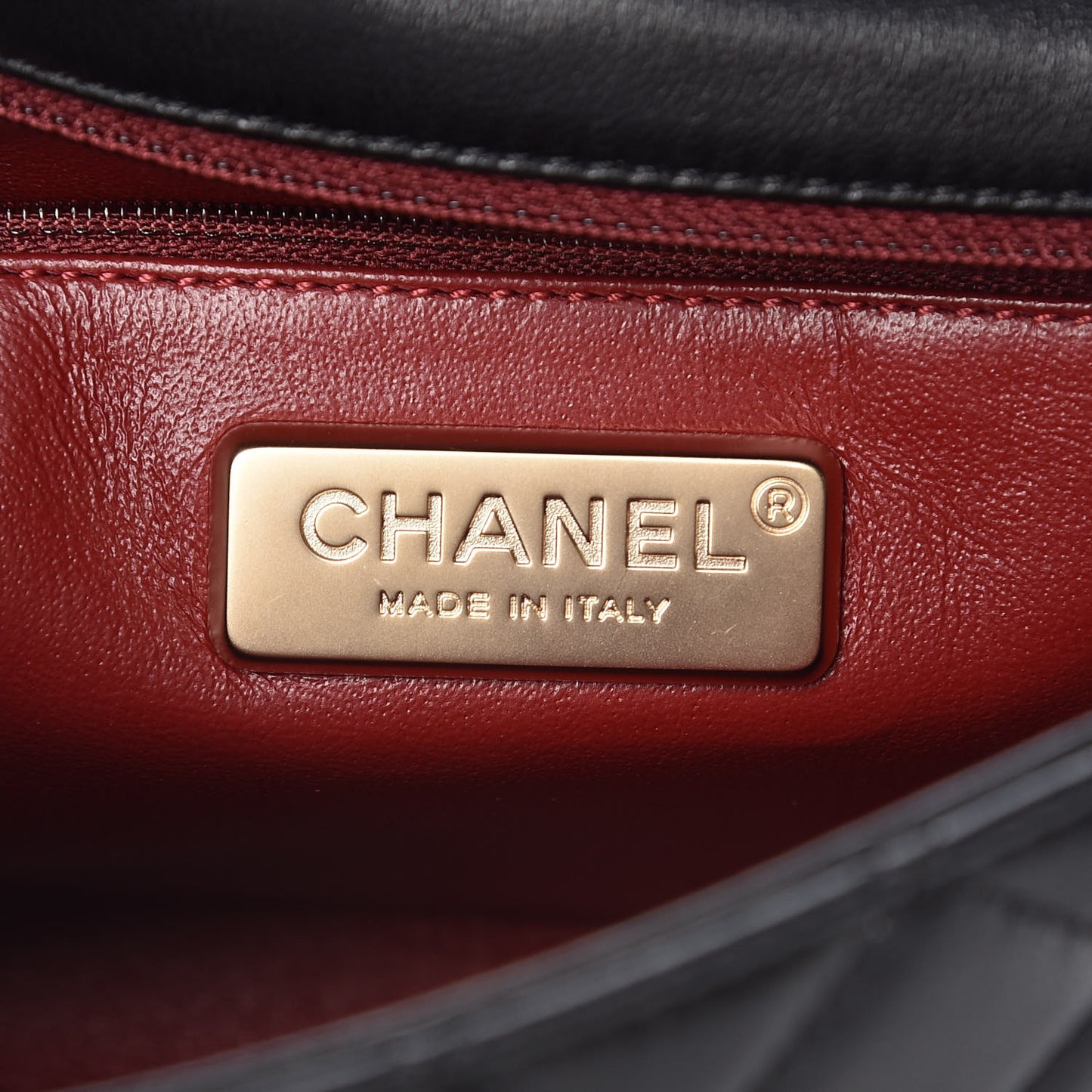 Lambskin Quilted Medium Westminster Pearl Flap Black