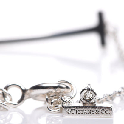 Tiffany Sterling Silver T Smile Bracelet 5 of 7