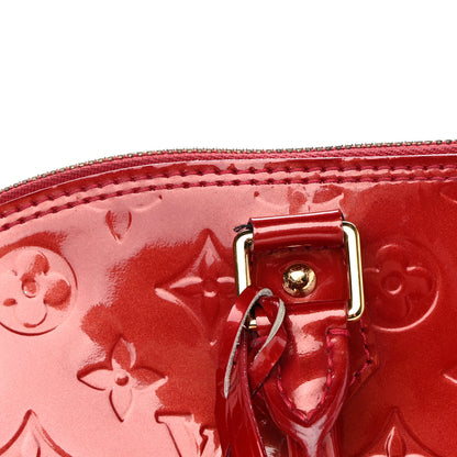 Louis Vuitton Vernis Alma MM Pomme D'Amour 17 of 18