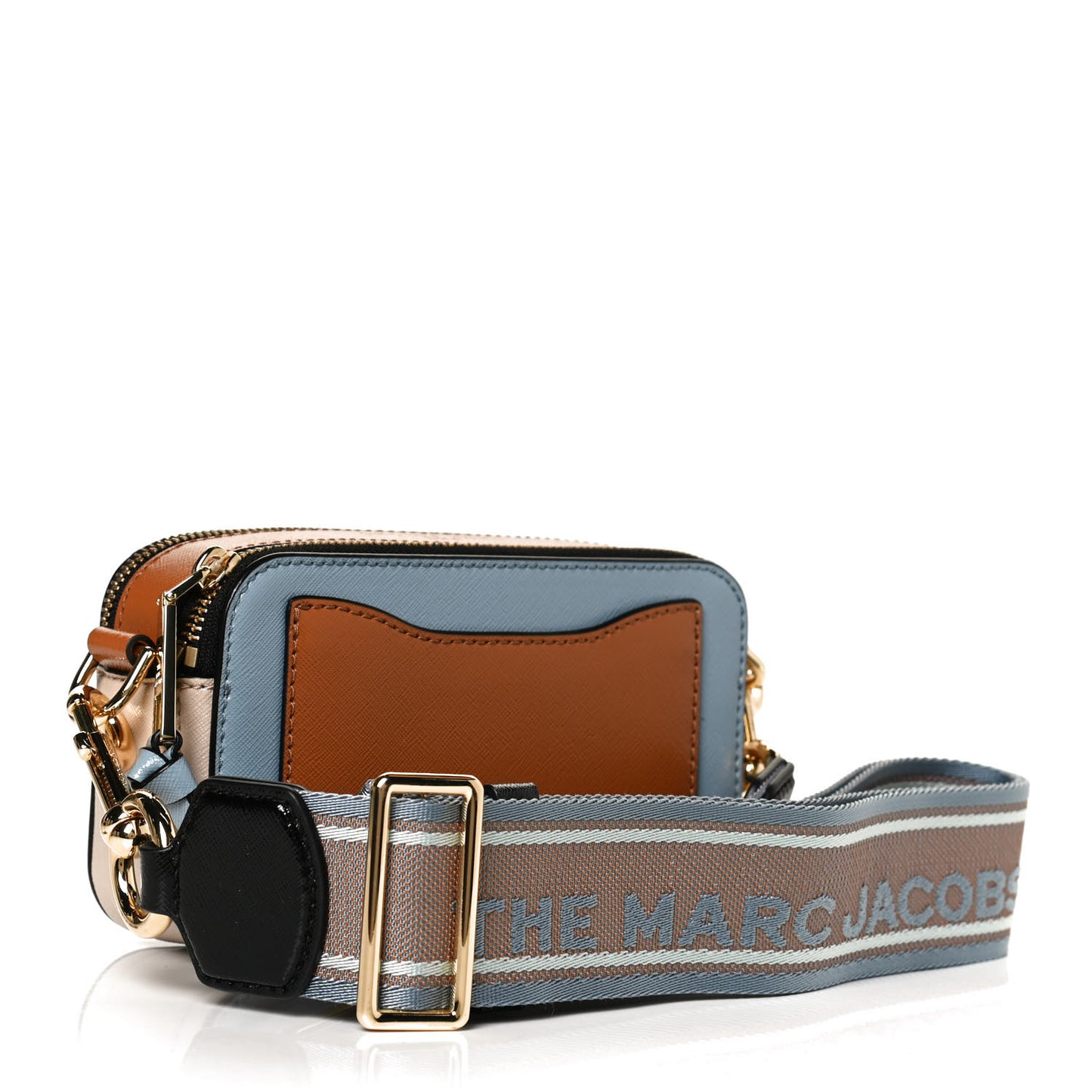 Saffiano Small Snapshot Camera Bag Skyline Blue