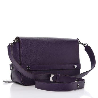 Jimmy Choo Soft Grained Calfskin Lexie Crossbody Amethyst 3 of 10
