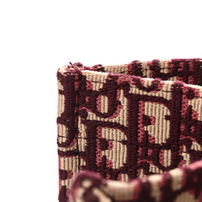 Christian Dior Oblique Large Book Tote Burgundy Multicolor 10 of 11