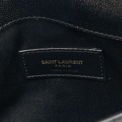 Saint Laurent Grain De Poudre Uptown Pouch Black 6 of 7