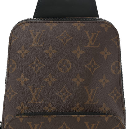 Louis Vuitton Monogram Macassar Avenue Sling Bag 7 of 9