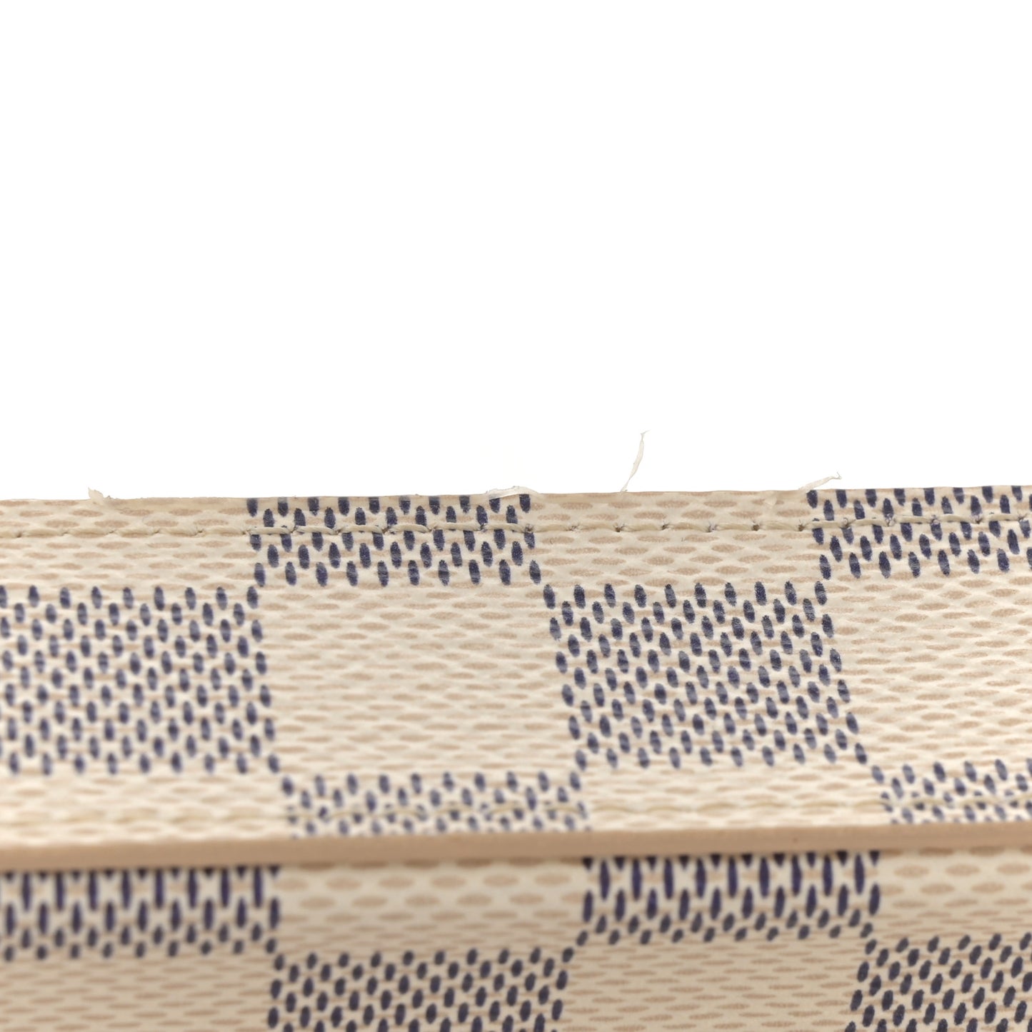 Damier Azur Pochette Felicie Chain Wallet Rose Ballerine