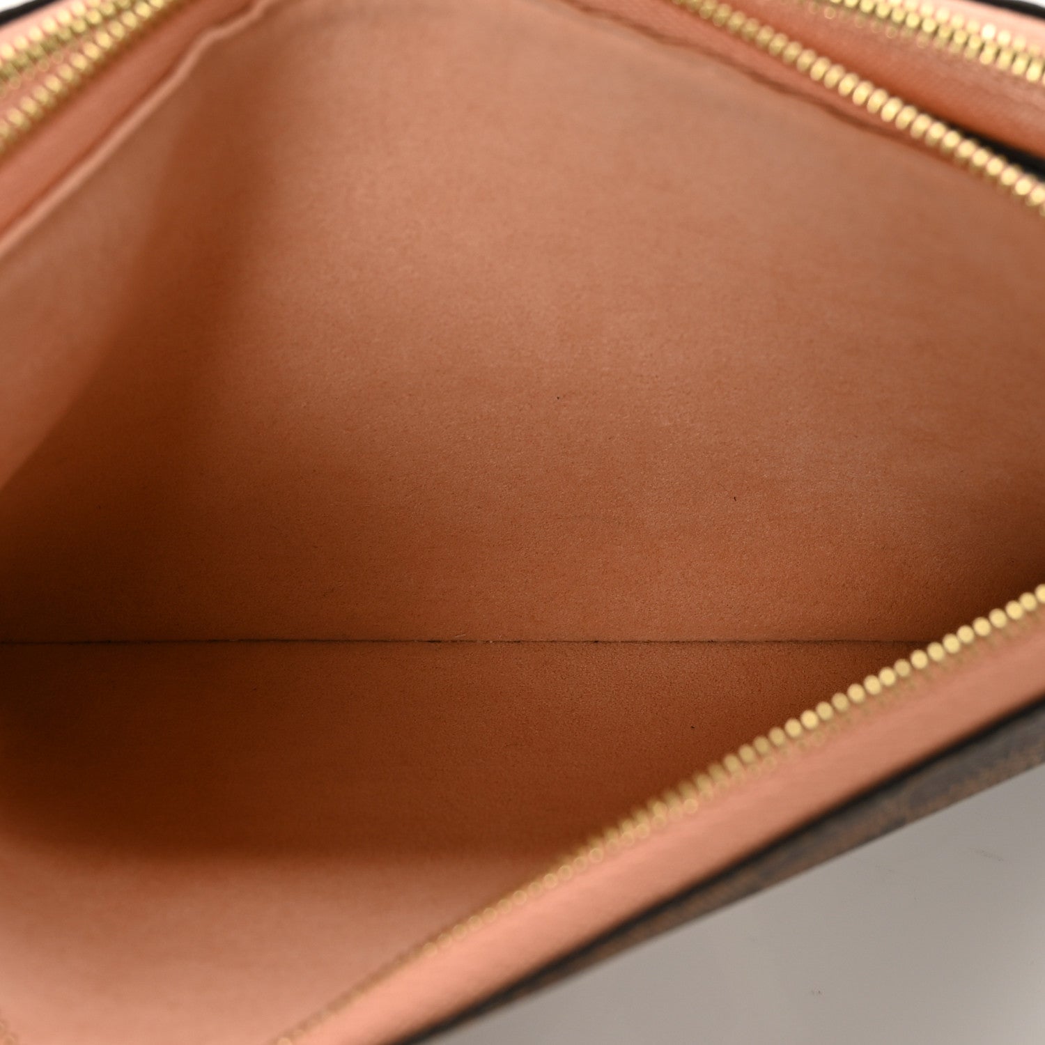 Louis Vuitton Damier Ebene Double Zip Pochette 5 of 7