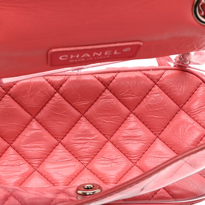 Chanel Crumpled Calfskin PVC Quilted Backpack Pink 5 of 11
