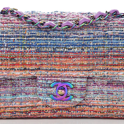 Chanel Tweed Quilted Mini Rectangular Flap Multicolor 10 of 11