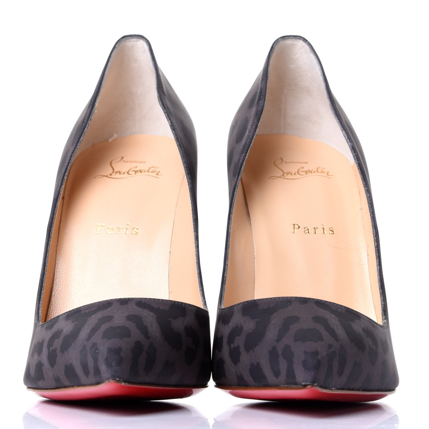 Christian Louboutin Nylon Reflex Leopard Pigalle Follies 100 Pumps 40.5 Multi 2 of 10