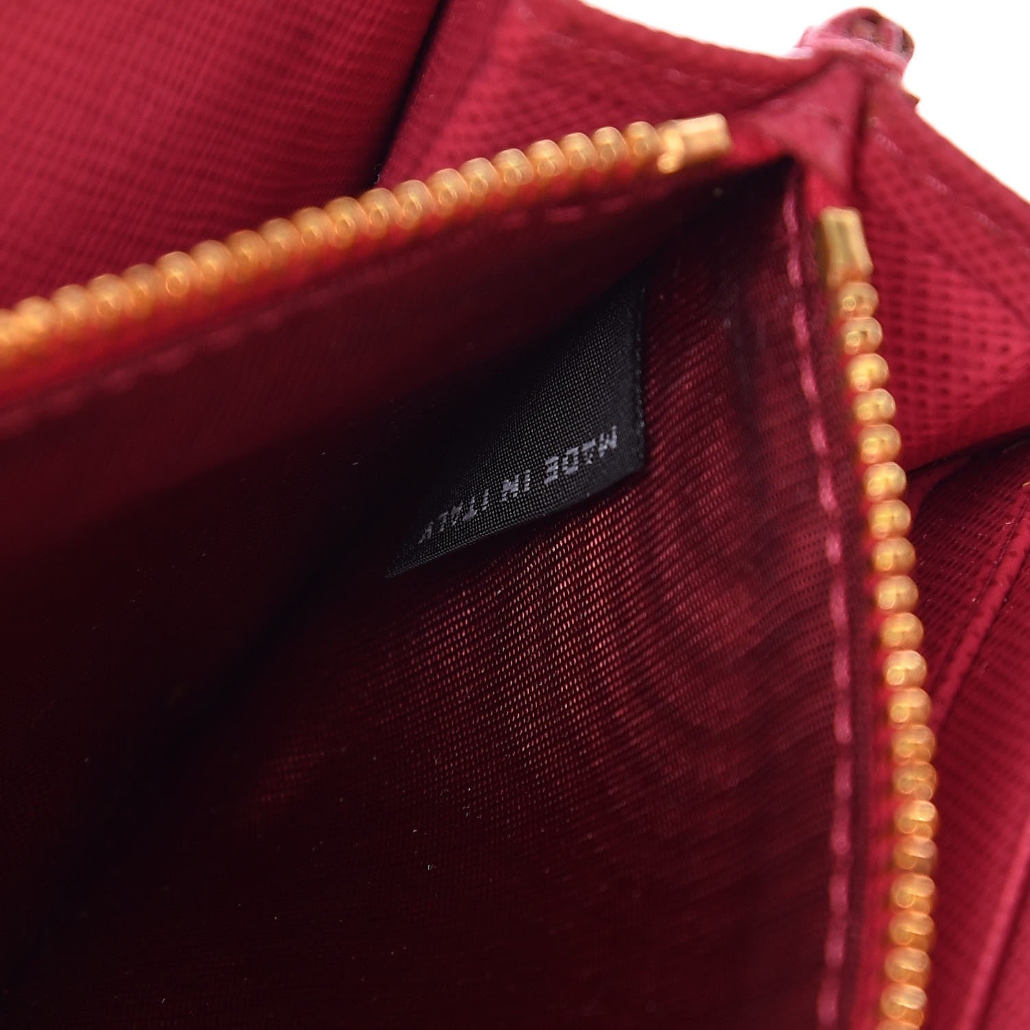 Prada Saffiano Bow Continental Wallet Peonia 7 of 15