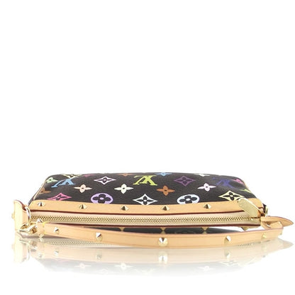 Louis Vuitton Monogram Multicolor Pochette Accessories Black 4 of 8