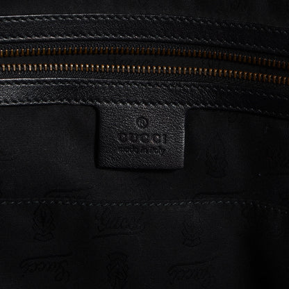 Gucci Suede Medium 1973 Top Handle Satchel Black 6 of 7
