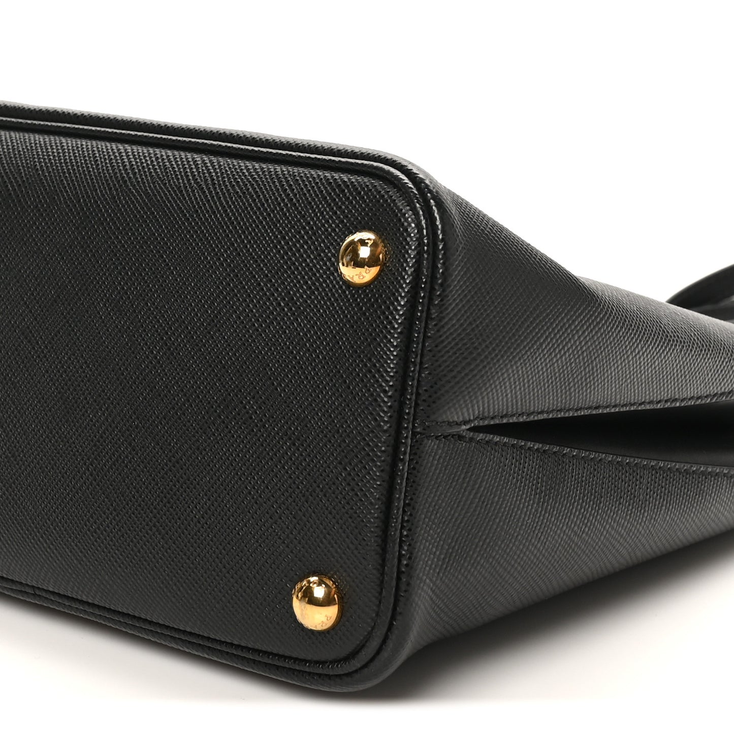 Saffiano Small Ingrid Top Handle Bag Black