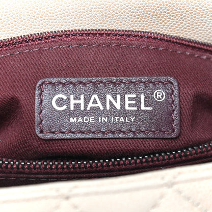Chanel Caviar Quilted Small Coco Handle Flap Light Beige 5 of 8