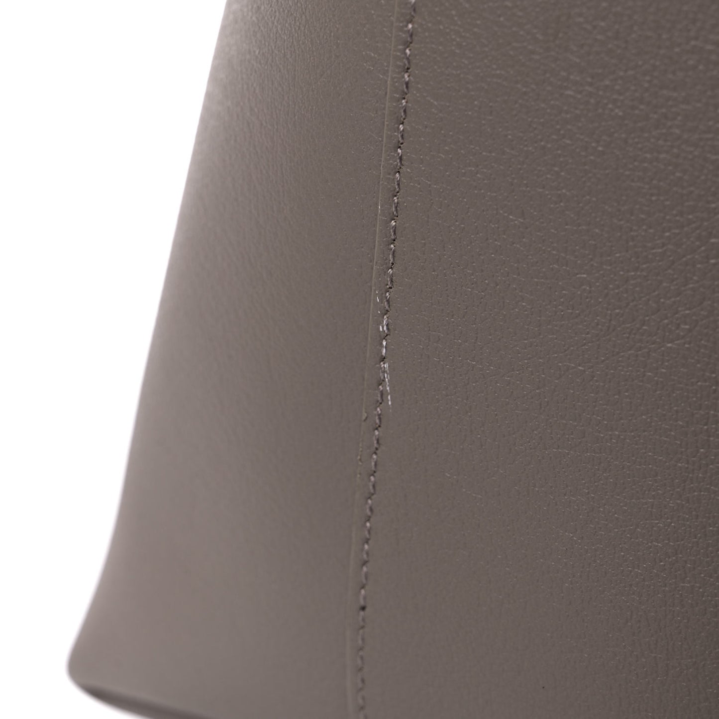 Calfskin Large Shopping Tote Dark Beige