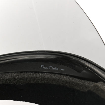 Christian Dior Mirrored DiorClub1 Sun Visor Black 9 of 9