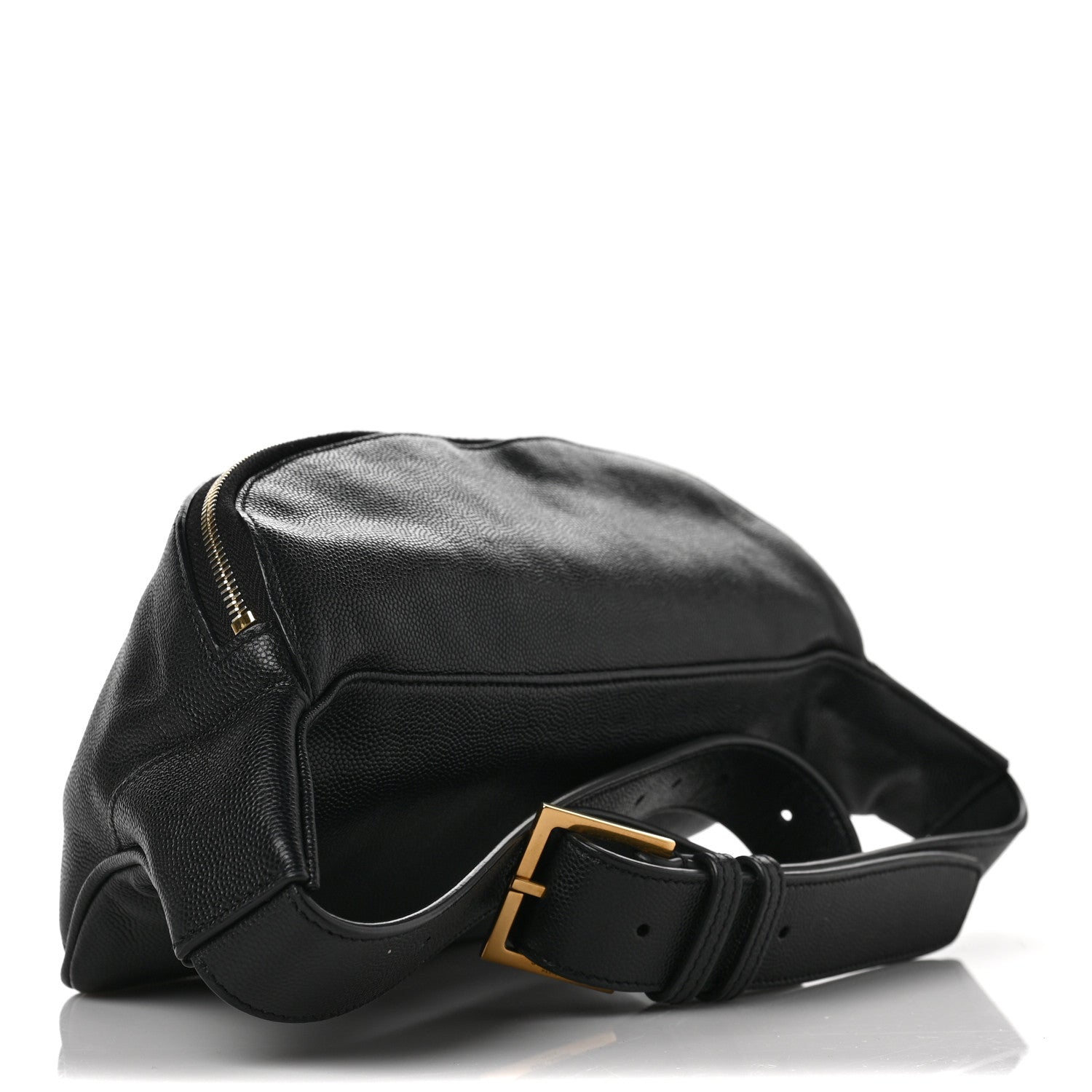 Saint Laurent Grain De Poudre Monogram Belt Bag Black 3 of 9