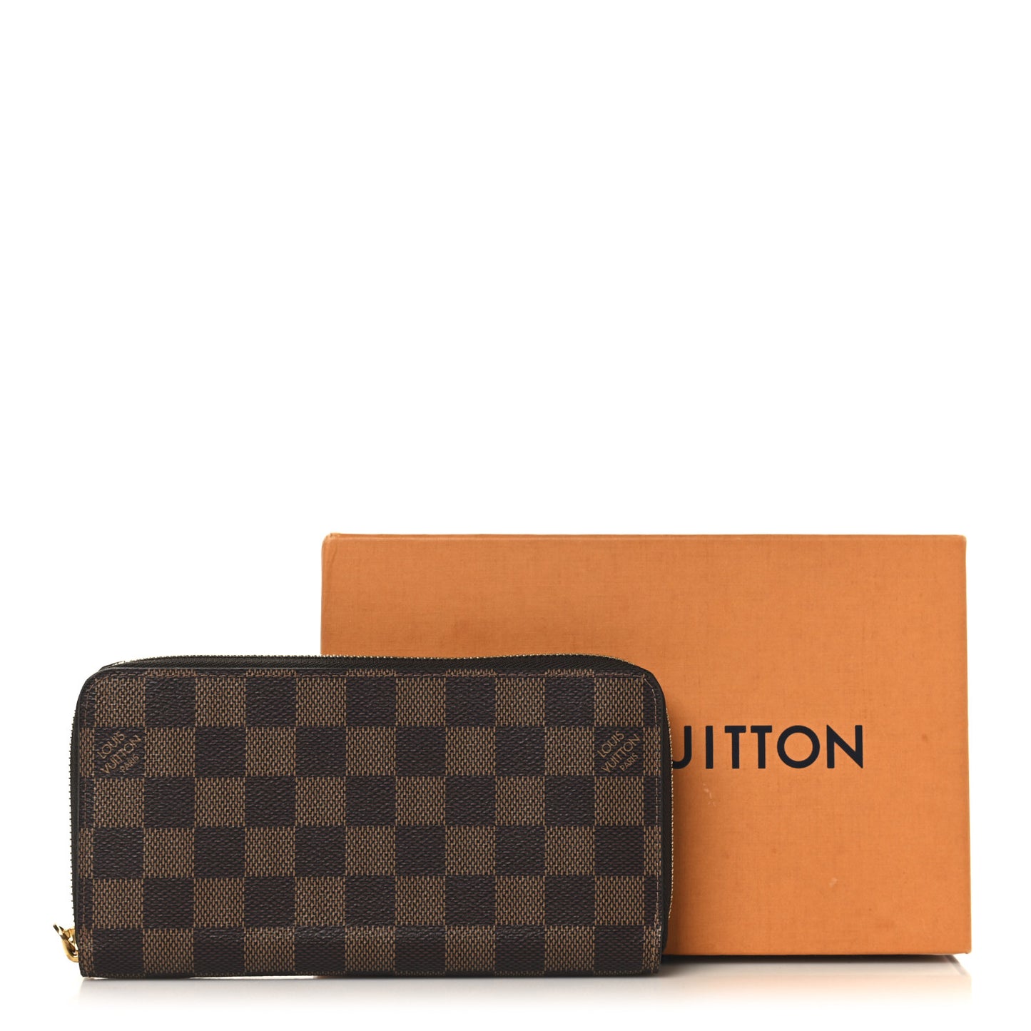 Damier Ebene Zippy Wallet