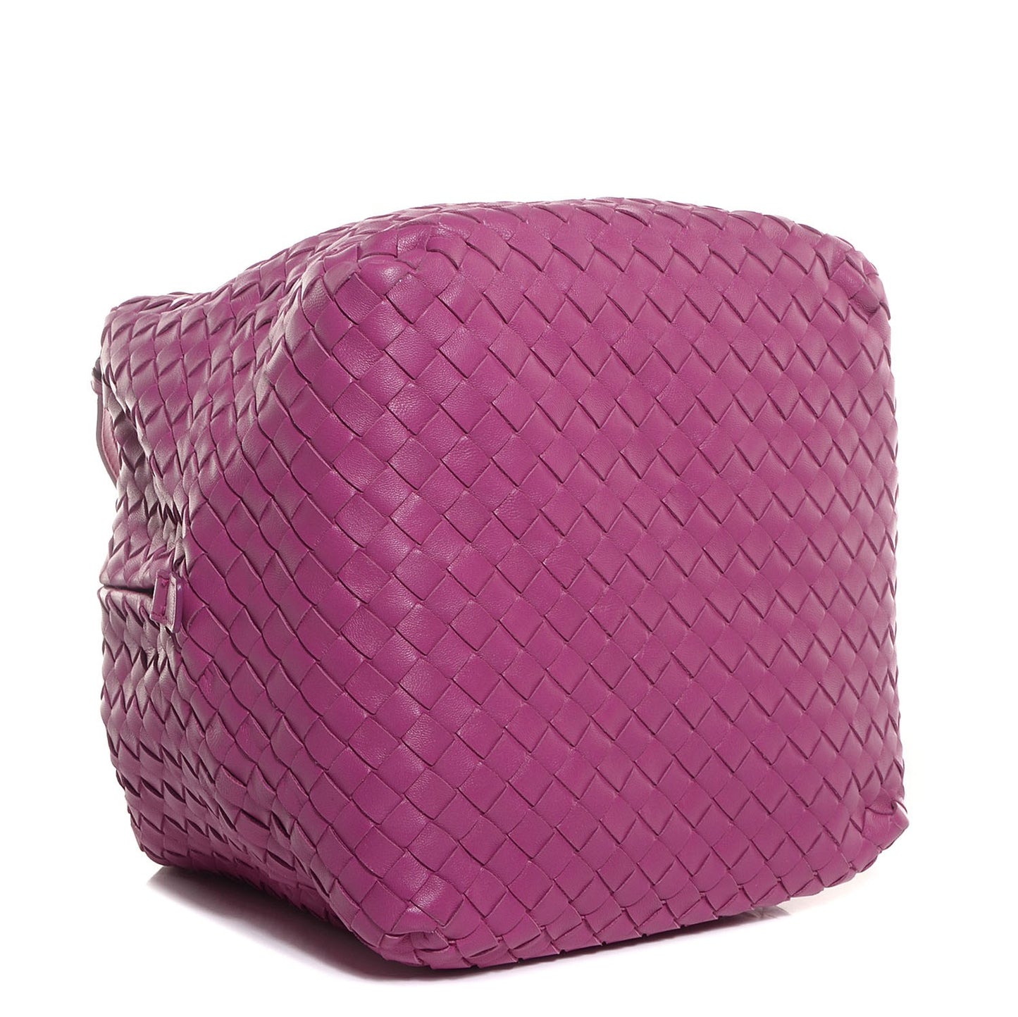 Nappa Intrecciato Cube Messenger Ametiste
