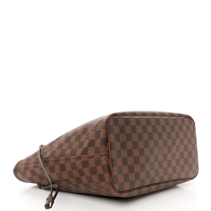 Louis Vuitton Damier Ebene Neo Neverfull MM Rose Ballerine 5 of 16