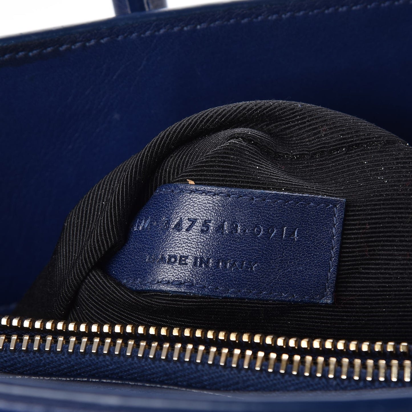 Calfskin Large Sac De Jour Carryall Blue