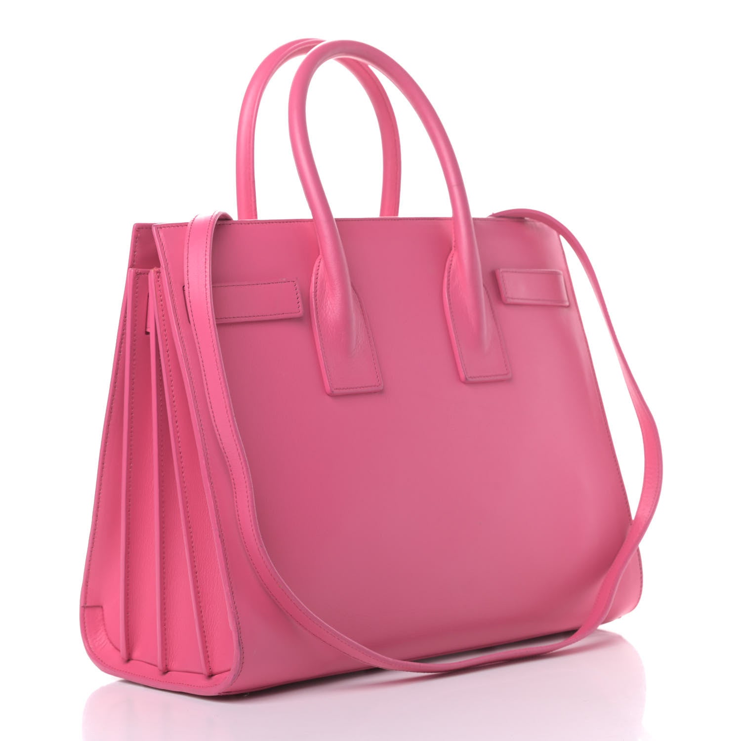 Saint Laurent Calfskin Small Sac De Jour Bubblegum 2 of 8