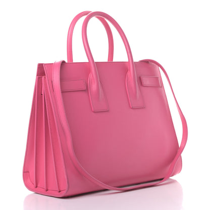 Saint Laurent Calfskin Small Sac De Jour Bubblegum 2 of 8