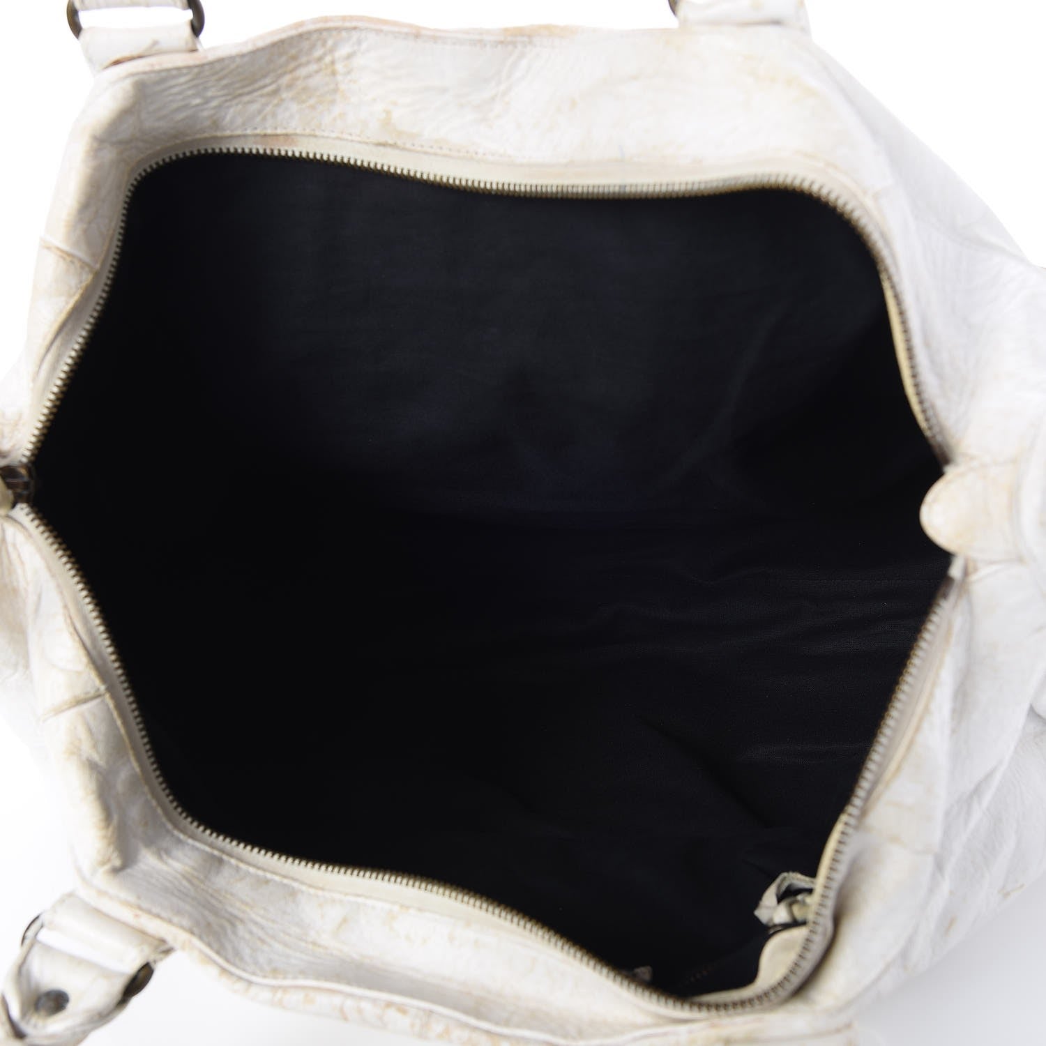 Balenciaga Agneau Classic Hardware Work Bag White 5 of 10