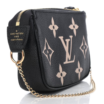 Louis Vuitton Empreinte Monogram Giant Mini Pochette Accessories Black 2 of 5