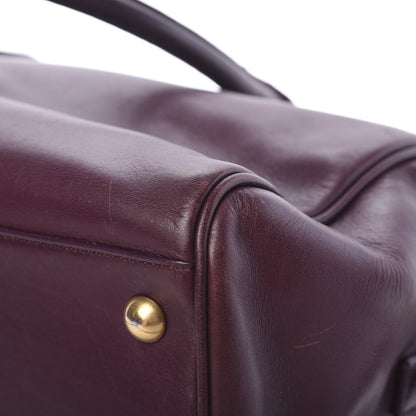 Saint Laurent Calfskin Classic Duffle 6 Amarena 10 of 21