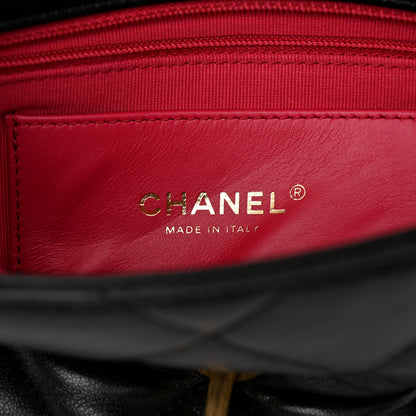 Chanel Lambskin Plexiglass Quilted Coco Love Flap Black 6 of 12