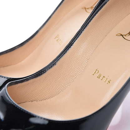 Christian Louboutin Patent You You 85 Pumps 37.5 Black 8 of 9