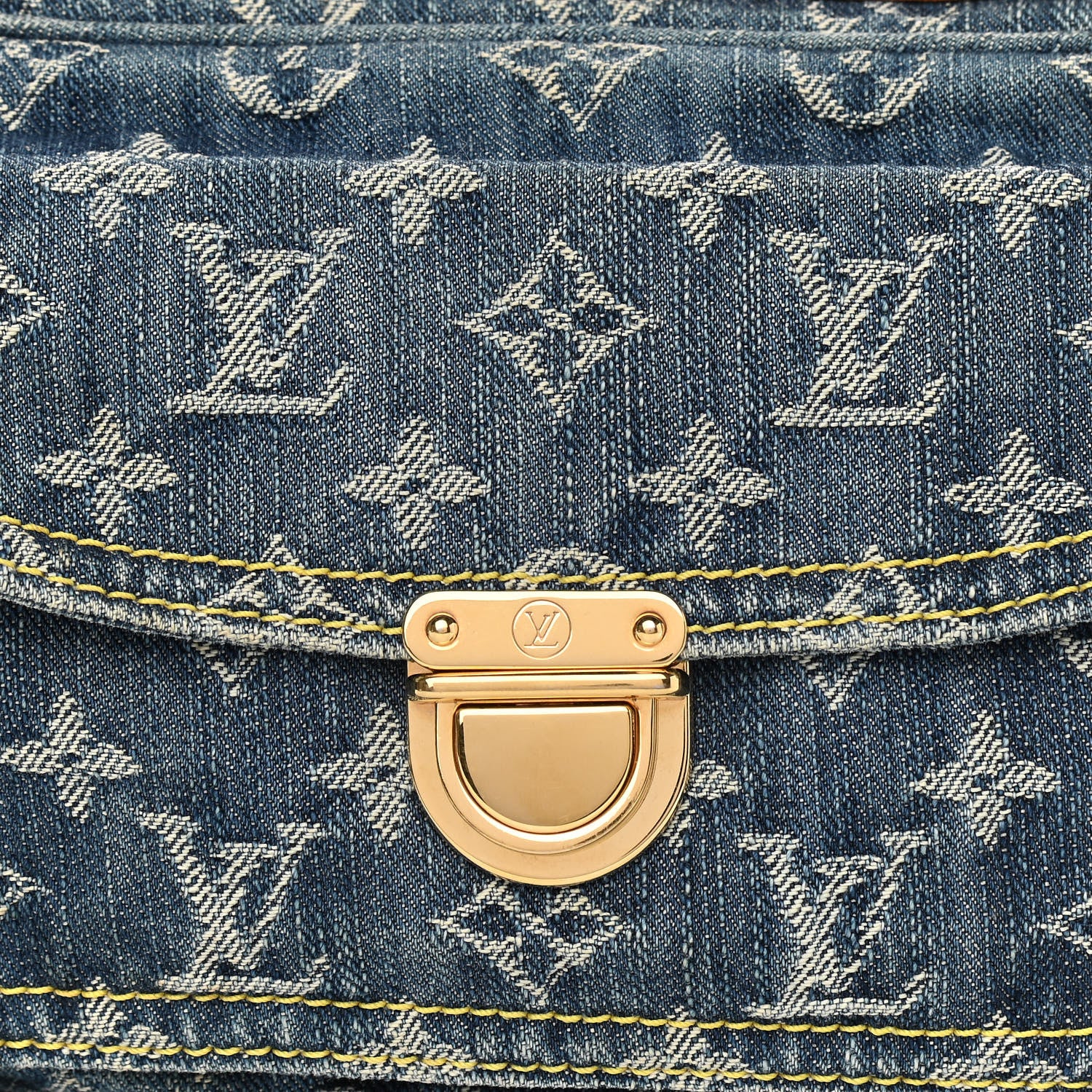 Louis Vuitton Monogram Denim Bum Bag Blue 8 of 11