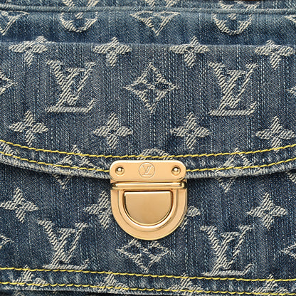 Louis Vuitton Monogram Denim Bum Bag Blue 8 of 11