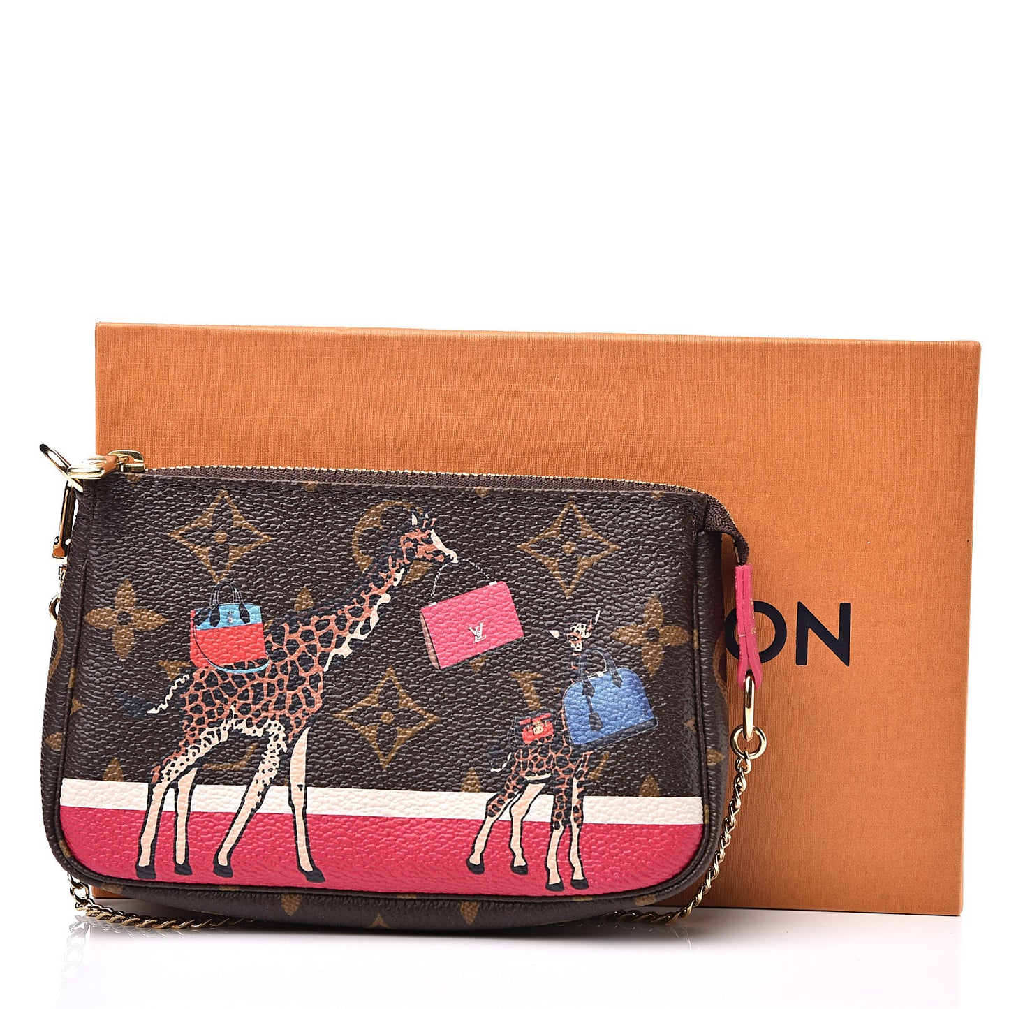 Monogram 2017 Christmas Animation Mini Pochette Accessories