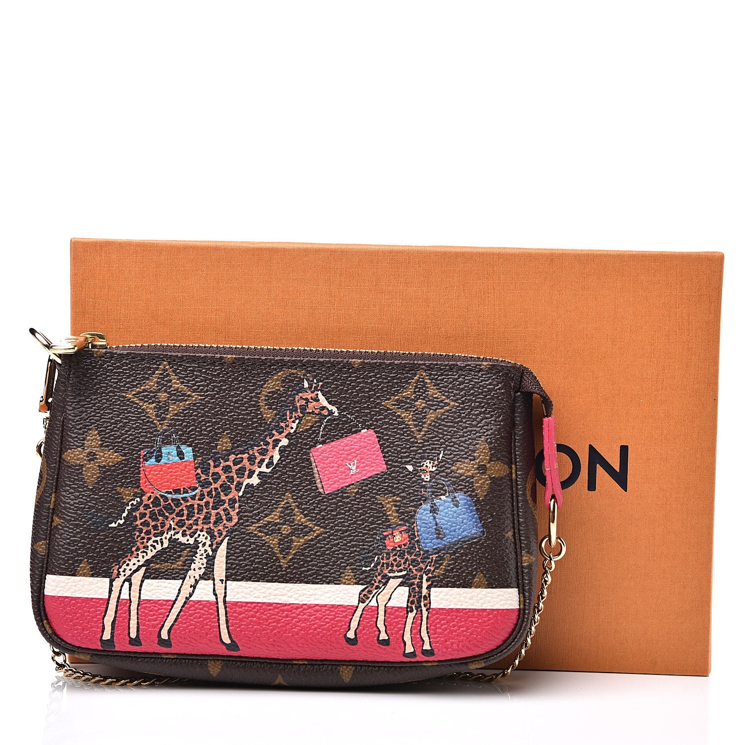 Louis Vuitton Monogram 2017 Christmas Animation Mini Pochette Accessories 7 of 7