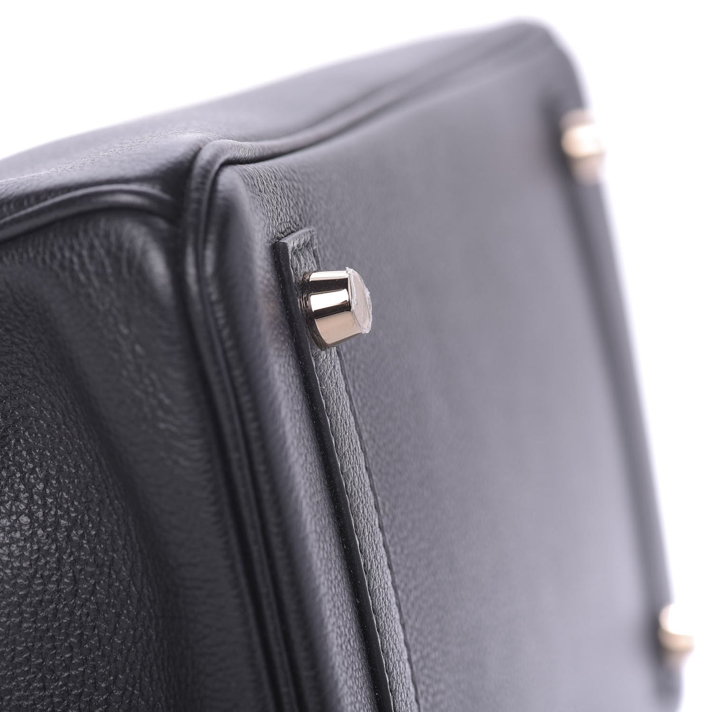 Taurillon Novillo Shiny Niloticus Crocodile Birkin Touch 30 Black