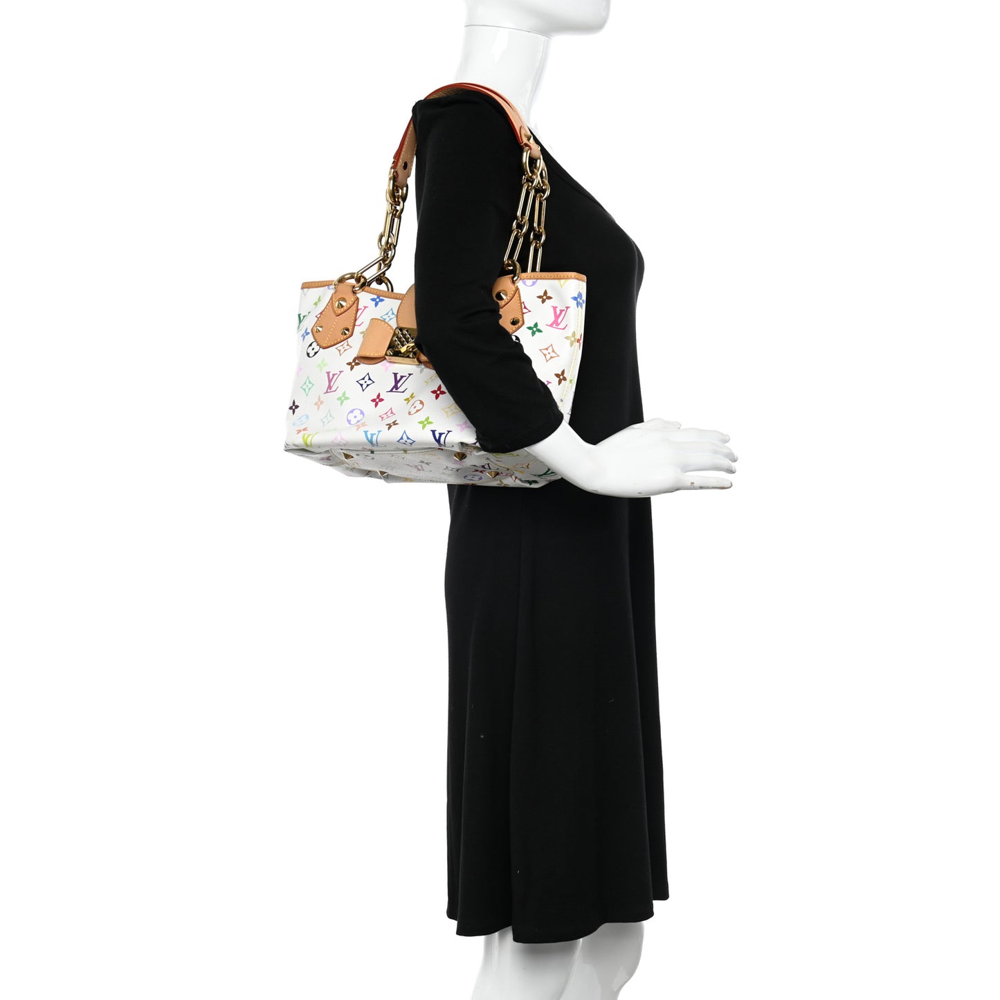 Monogram Multicolor Annie MM White