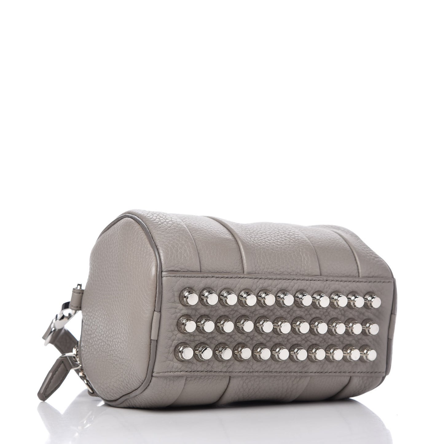 Pebbled Lambskin Mini Rockie Gray Rhodium Hardware