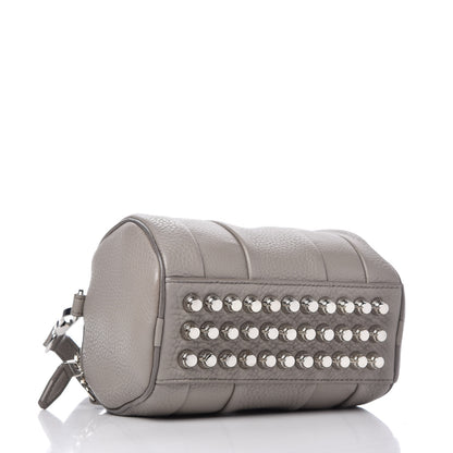 Alexander Wang Pebbled Lambskin Mini Rockie Gray Rhodium Hardware 4 of 8