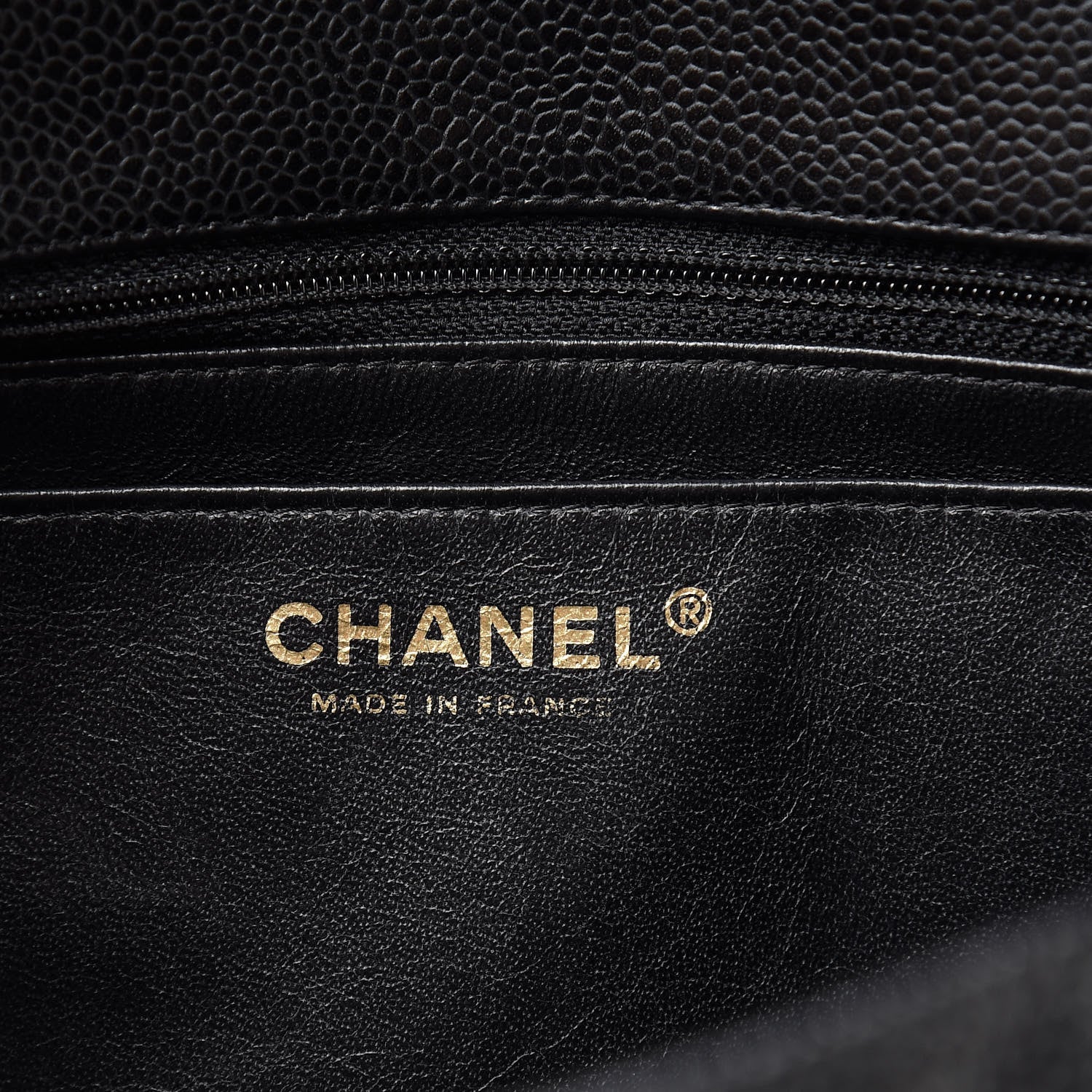 Chanel Caviar Quilted Jumbo Single Flap Black 6 of 10