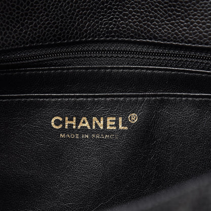 Chanel Caviar Quilted Jumbo Single Flap Black 6 of 10