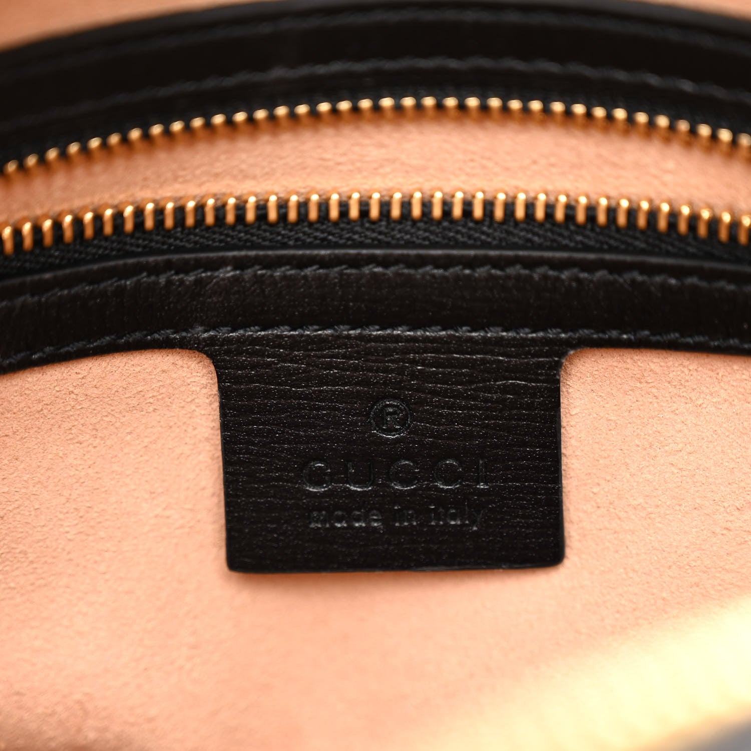 Gucci Textured Calfskin Small Horsebit 1955 Shoulder Bag Black 6 of 10
