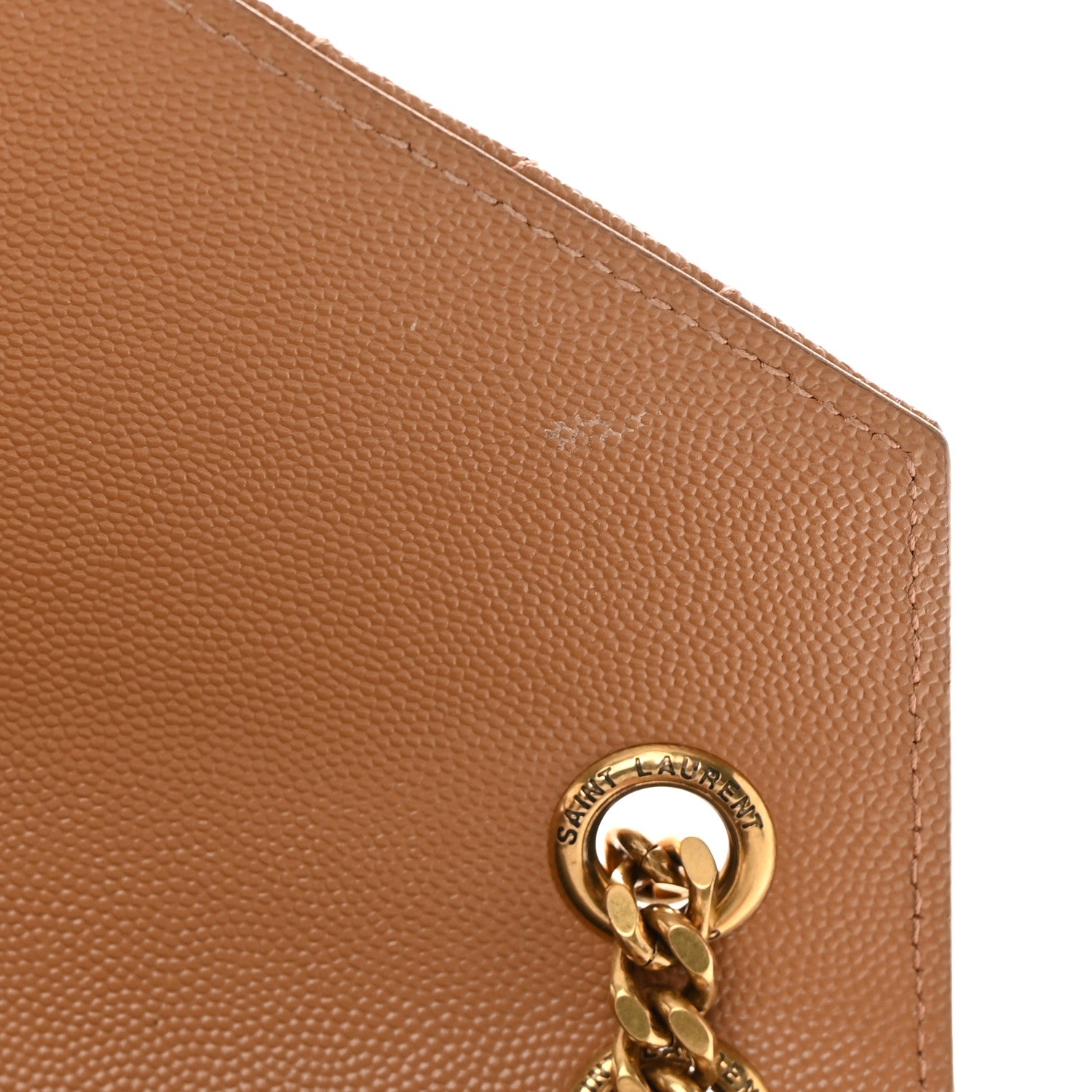 Saint Laurent Grain De Poudre Textured Mixed Matelasse Triquilt Medium Monogram Satchel Dune 10 of 13