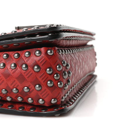 Christian Dior Calfskin Embossed Cannage Studded J'Adior Chain Flap Bag Red 7 of 8