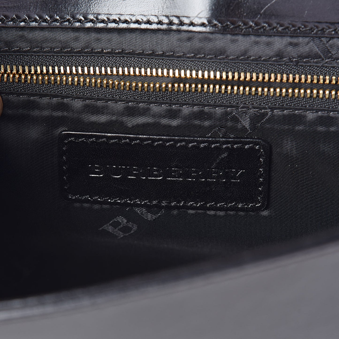 Polished Bridle Calfskin Katherine Crossbody Clutch Black