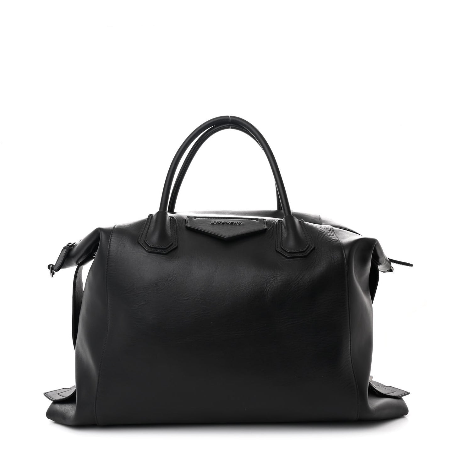 Smooth Calfskin Large Soft Antigona Black